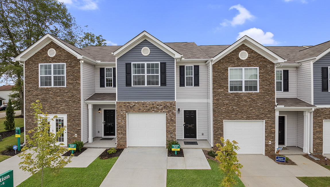 New Homes in Townes at Parkridge Easley SC D R Horton