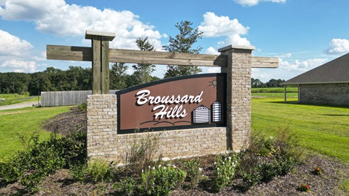 New homes in Broussard, Louisiana