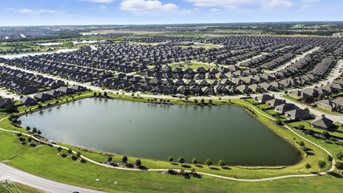 Silverado in aubrey tx drone image