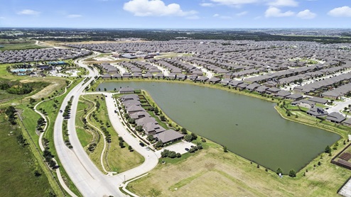 Silverado in aubrey tx drone image