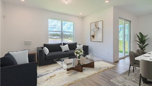 Preserves at Park Trace Virtually Staged Living Room