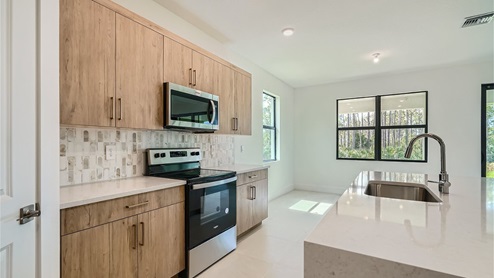Preserves at Park Trace Avon Model Home Kitchen