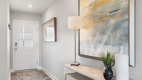 Foyer area of the townhome.