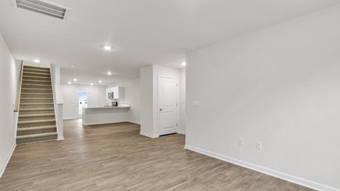 Jonathan living area and kitchen